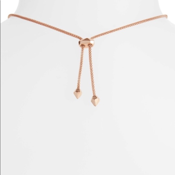 NWT Kendra Scott Kalani Rose Gold Necklace - Picture 6 of 16